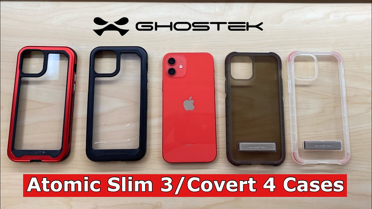 iPhone 12 Ghostek Cases Atomic Slim Drop test and Covert 4
