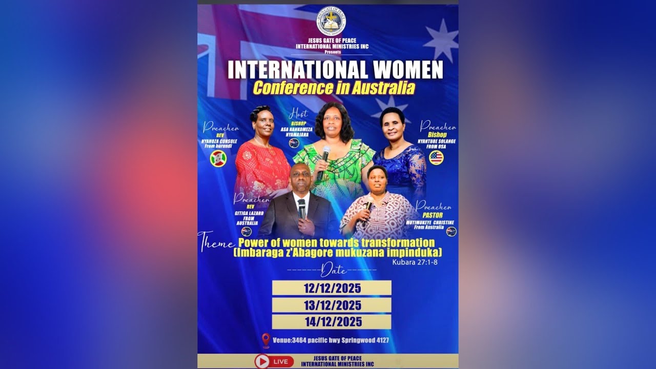 JESUS GATE OF PEACE - INTERNATIONAL WOMEN'S CONFERENCE - DAY 2 - 13/12/2025