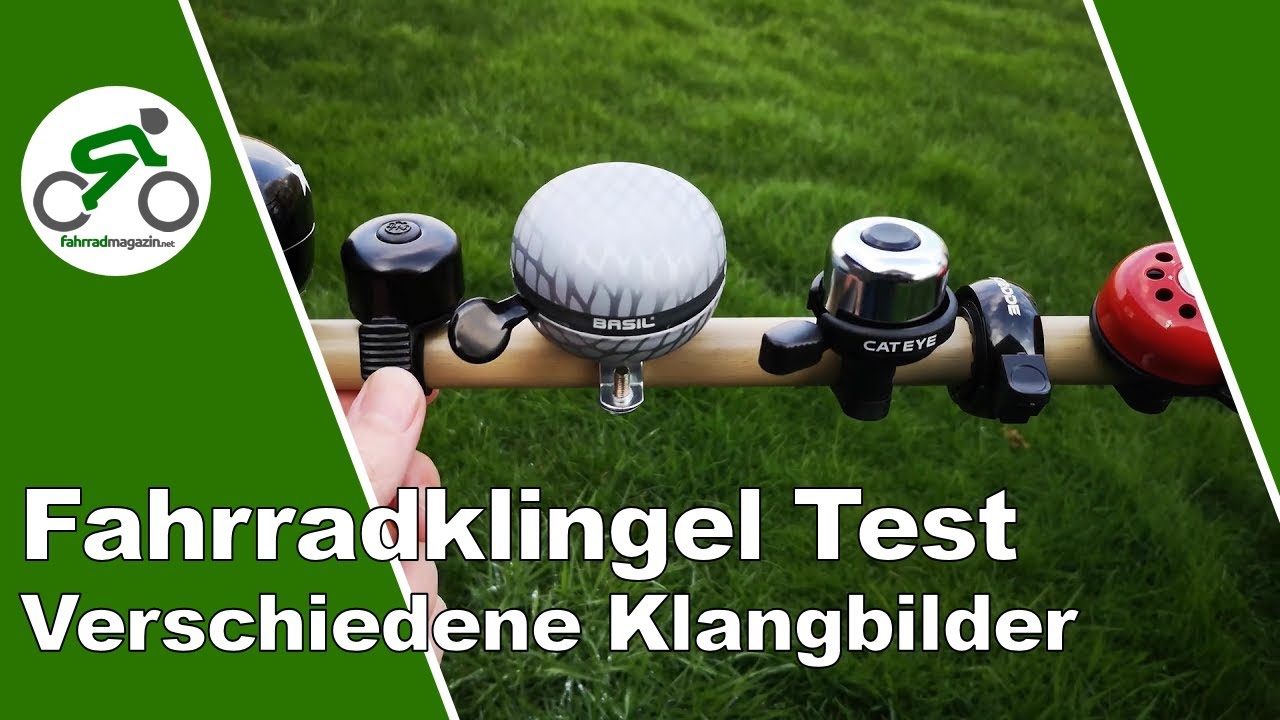 Fahrradklingel Test - Klangbilder verschiedener Klingeln