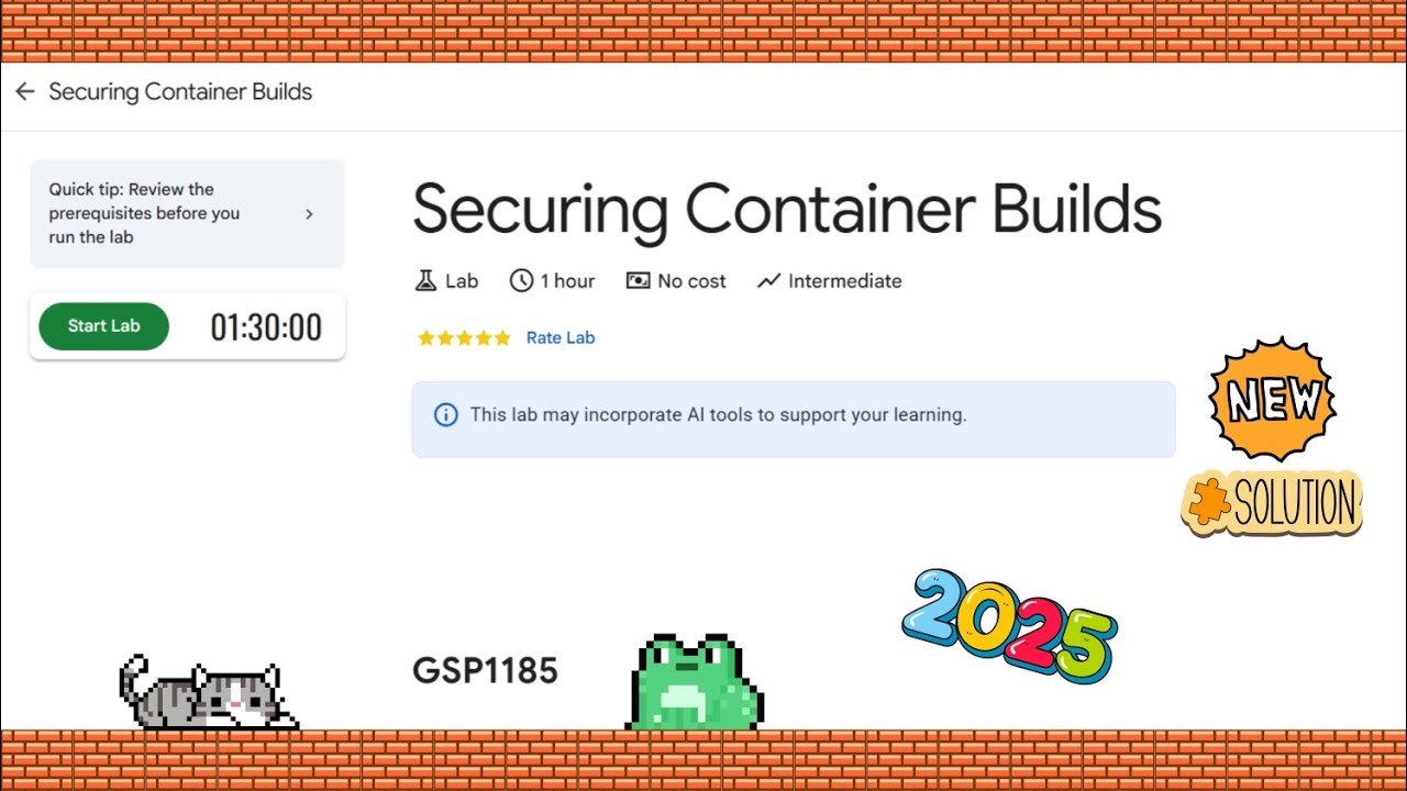 Securing Container Builds #GSP1185 #qwiklabs #coursera #arcade #googlecloudlab #gcp solution ☁️🚀