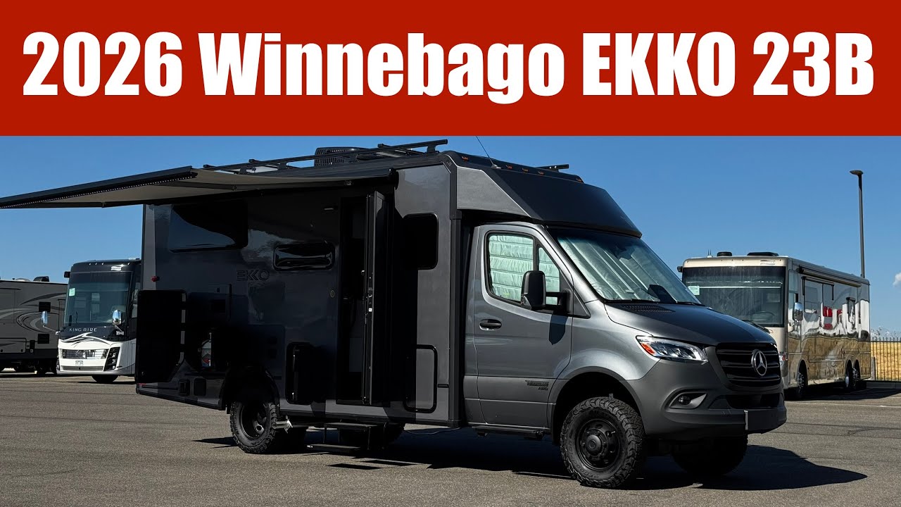 2026 Winnebago EKKO 23B With Solar And Bat Wing Awning