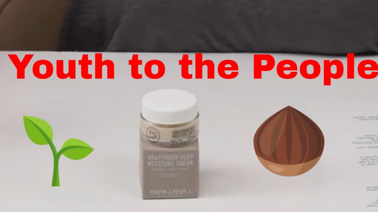 Youth To The People Adaptogen Deep Moisture Cream Moisturizer / Ashwagandha + Reishi Review & How to