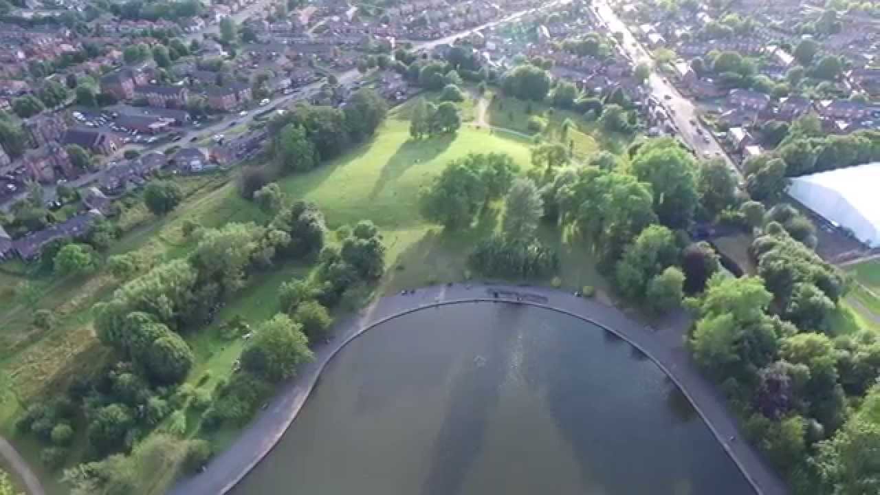 Platt Fields Park DJI Phantom 3 Professional Flight RAW Footage 4K UltraHD