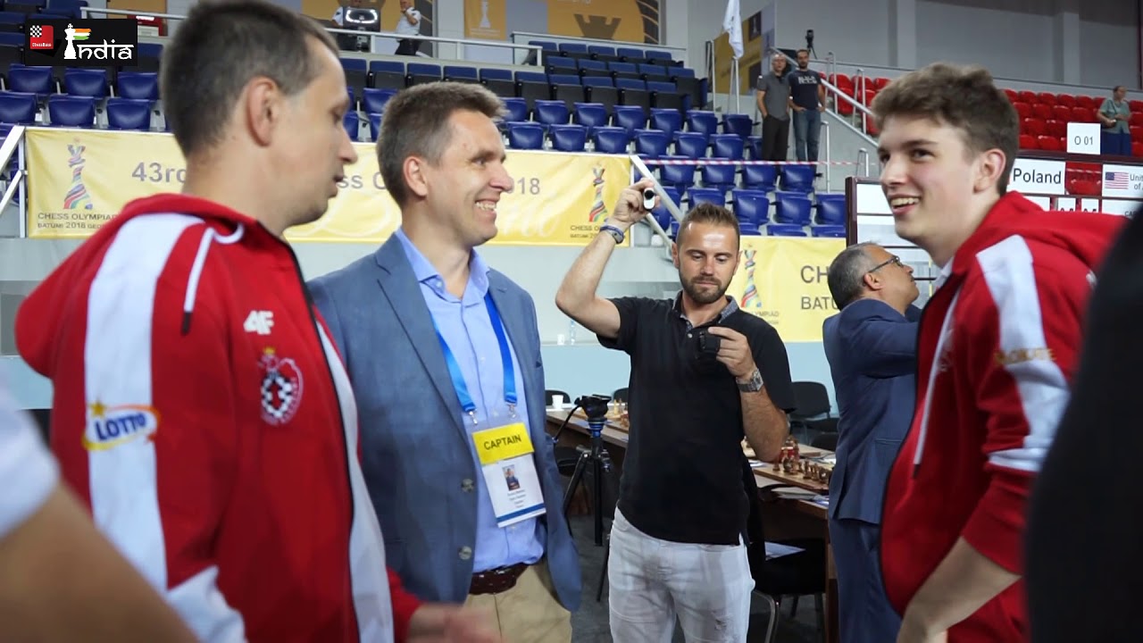 Final moments of Poland beating USA at the Batumi Olympiad 2018 | Duda vs Caruana