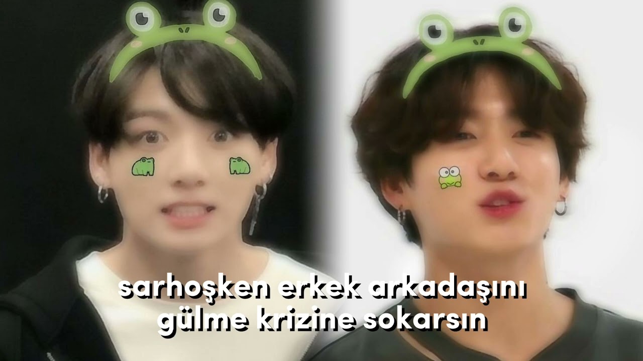 jungkook ile hayal et - sarhoşken erkek arkadaşını gülme krizine sokarsın