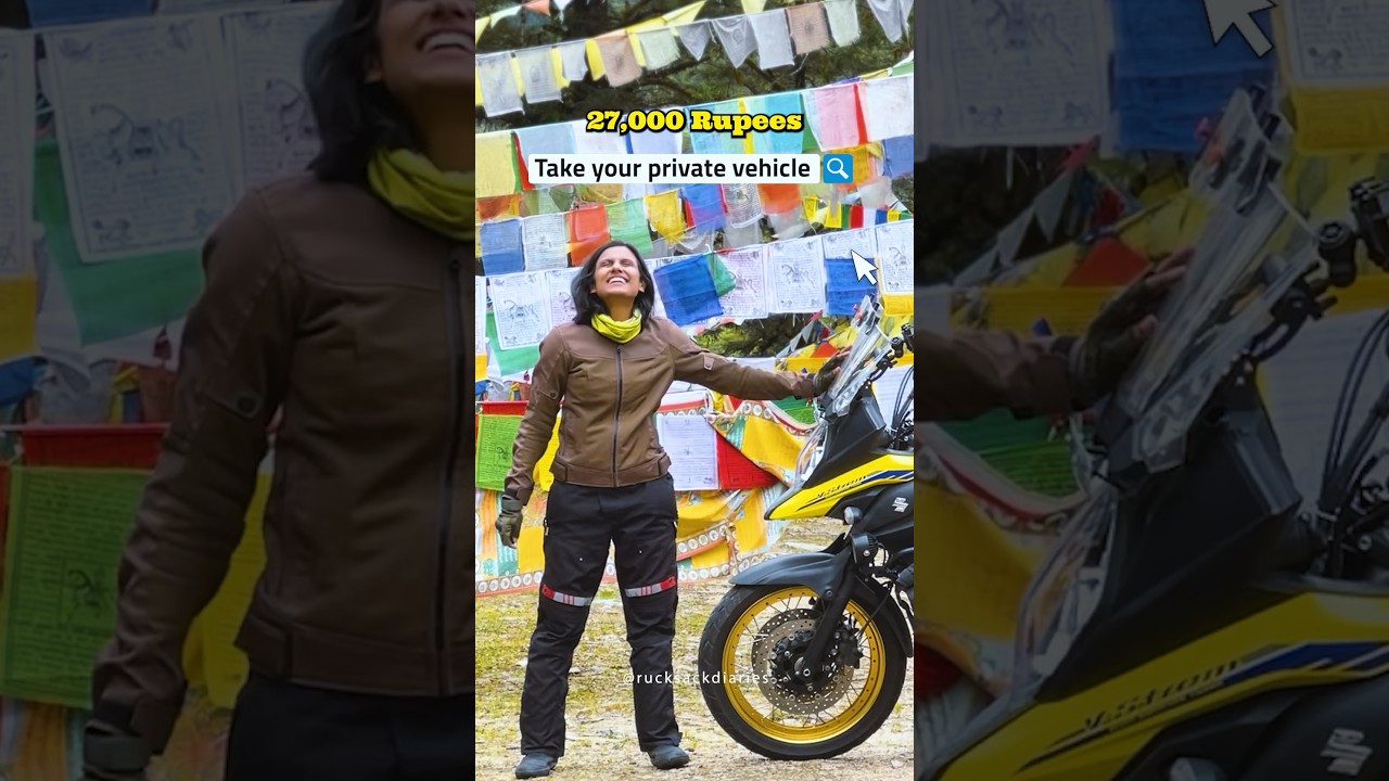 Take your private vehicle to Bhutan! It&rsquo;s expensive! #bhutantrip #bhutanbiketrip #vstrom650