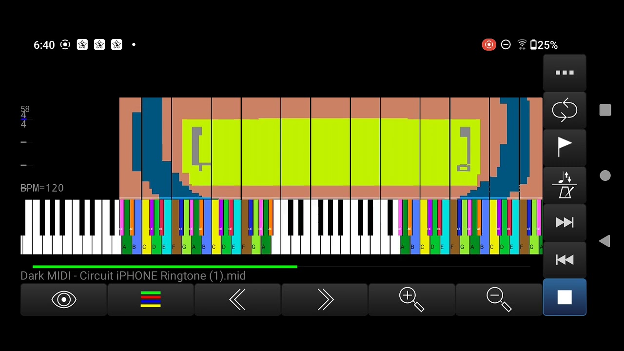 dark midi circuit iPhone ringtone