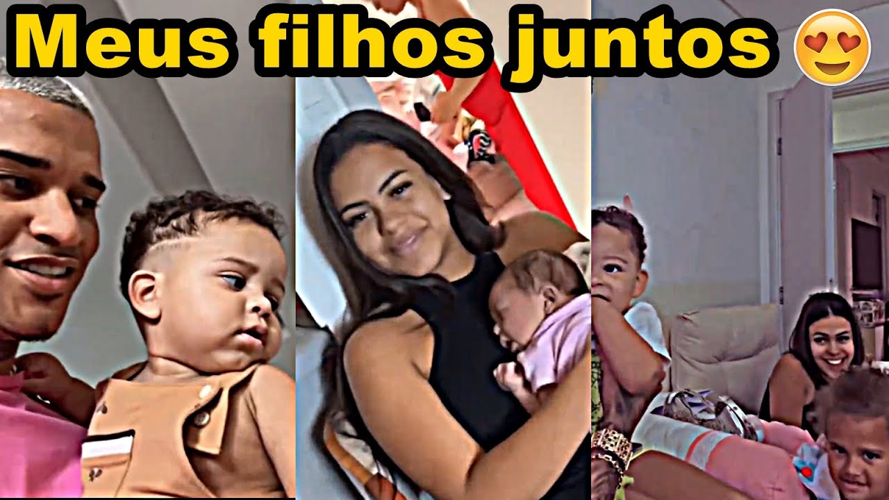 Anderson neiff junta todos seus filhos