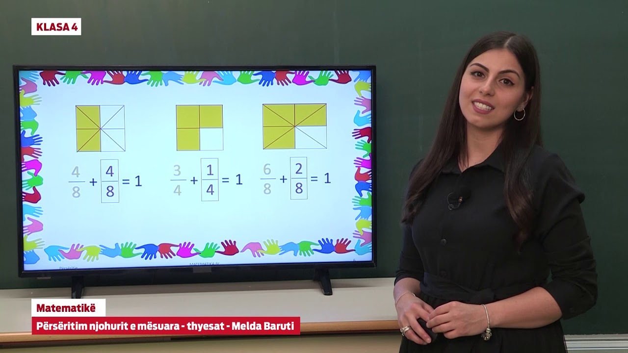e Mesimi Klasa 4 - 4071 Matematikë - Përsëritim njohurit e mësuara - thyesat