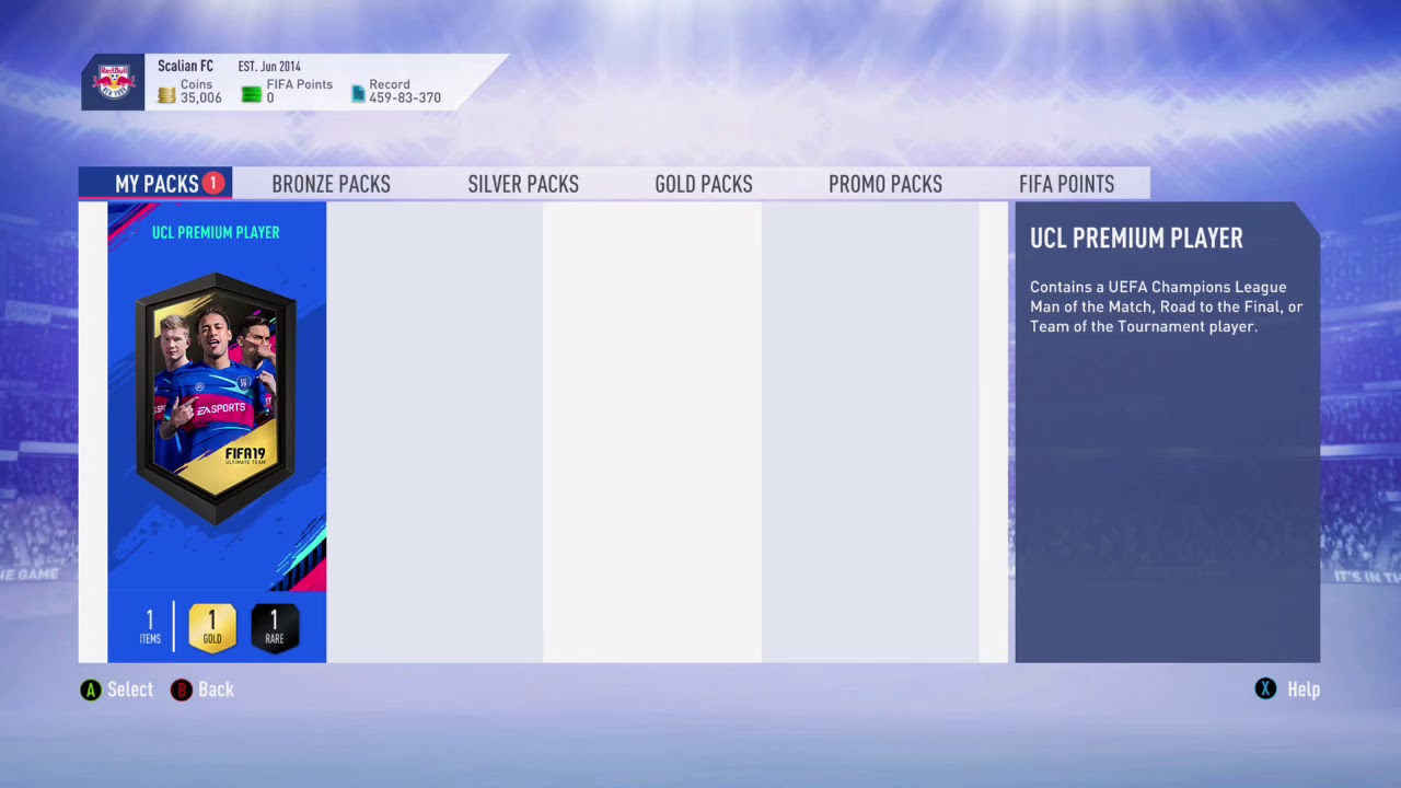 Insane 500k+ UCL Premium Player Upgrade