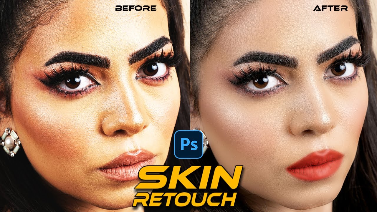 Skin Retouching - Best Photoshop Tutorial | Face Retouching