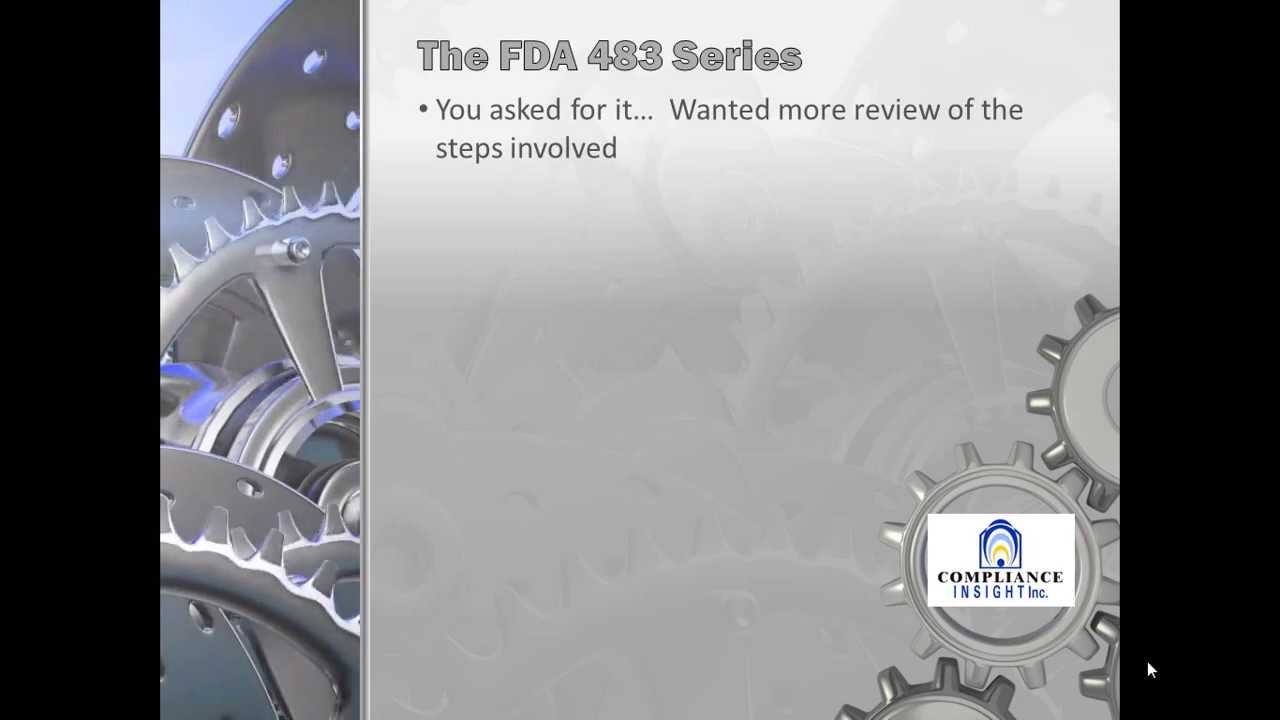 FDA Inspections   Part 4