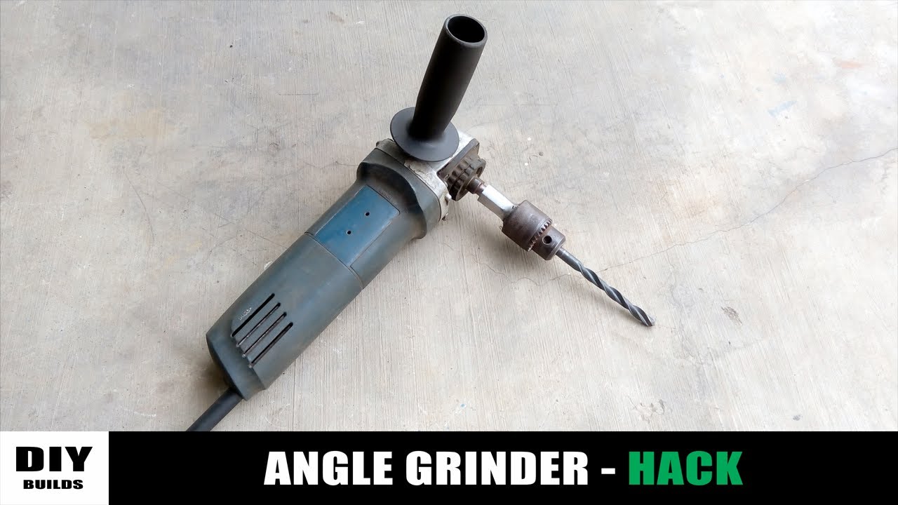 Angle Grinder To Drill | Angle Grinder Hack | Home Made Tool | Diy Tools | Diamleon Diy Builds