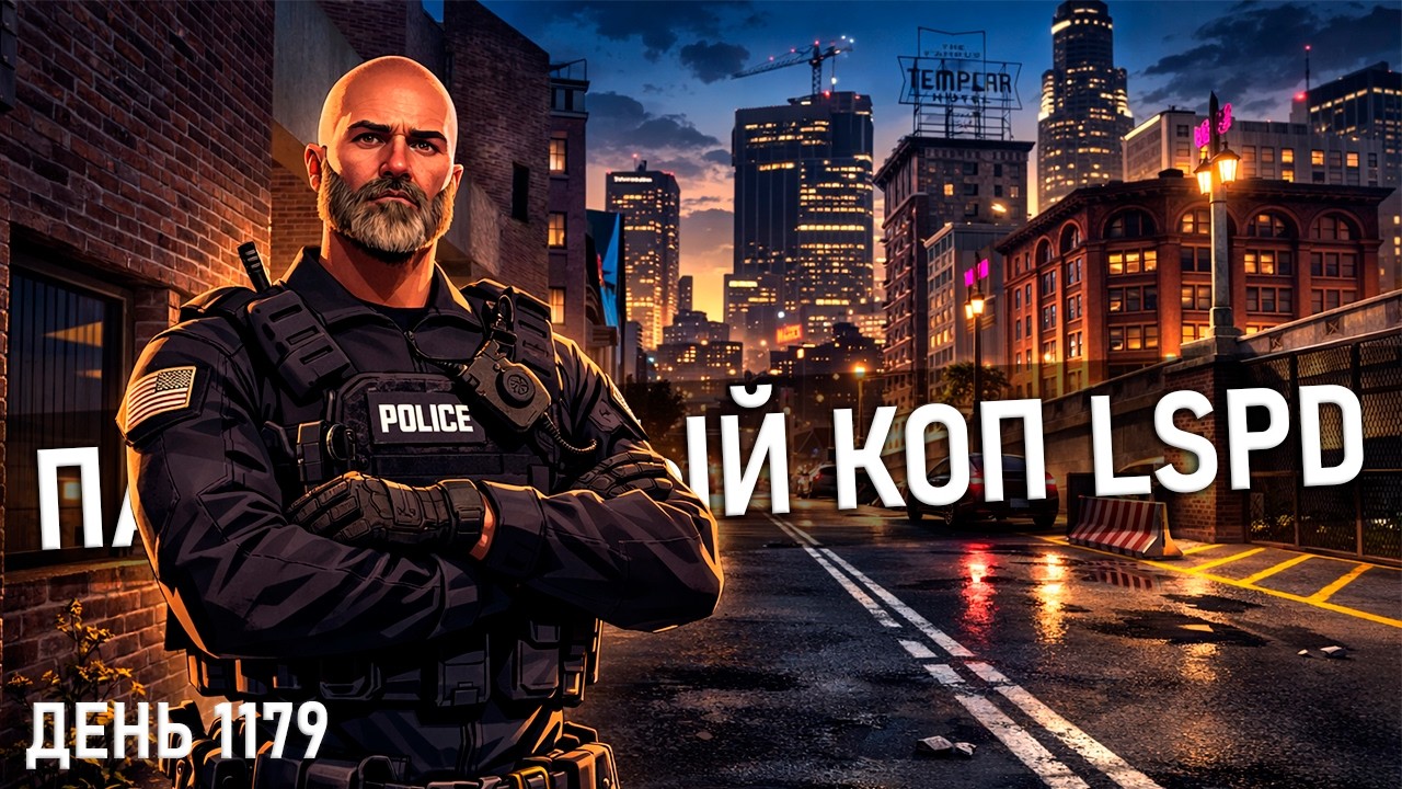 🔴[ДЕНЬ 1179] ПАТРУЛЬНЫЙ КОП LSPD GTA 5 RP
