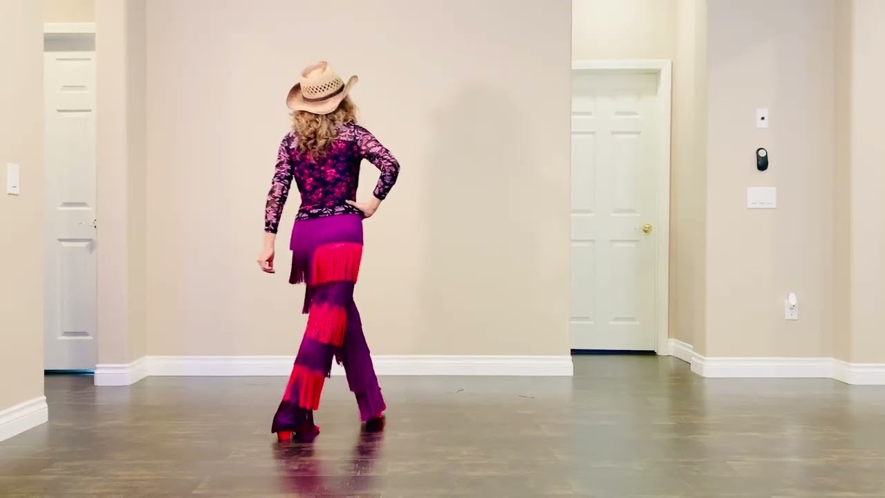 Billie Jean Cha Cha (BJCC) - line dance, improver, demo & tutorial