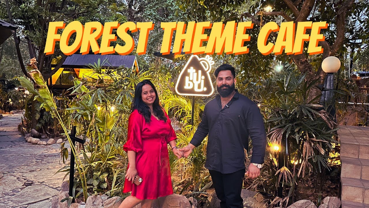 Forest Theme Vala Cafe In Chandigarh ☘️😍 || Turger Burger 🍔 || TuBu