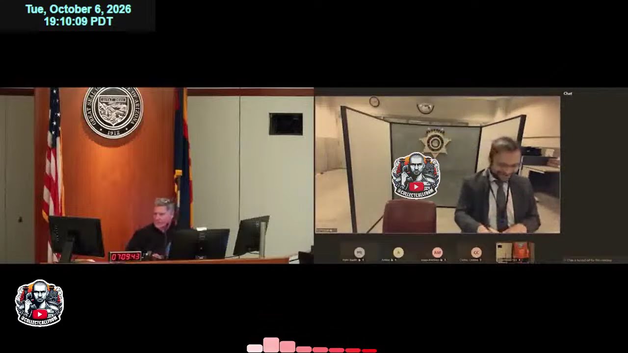 Initial appearance Maricopa County Superior Court ARIZONA 10/6/2026 PM Stream