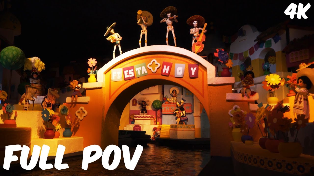 Gran Fiesta Tour Starring the Three Caballeros Mexico Epcot Disney World ATTRACTION FULL POV 2022