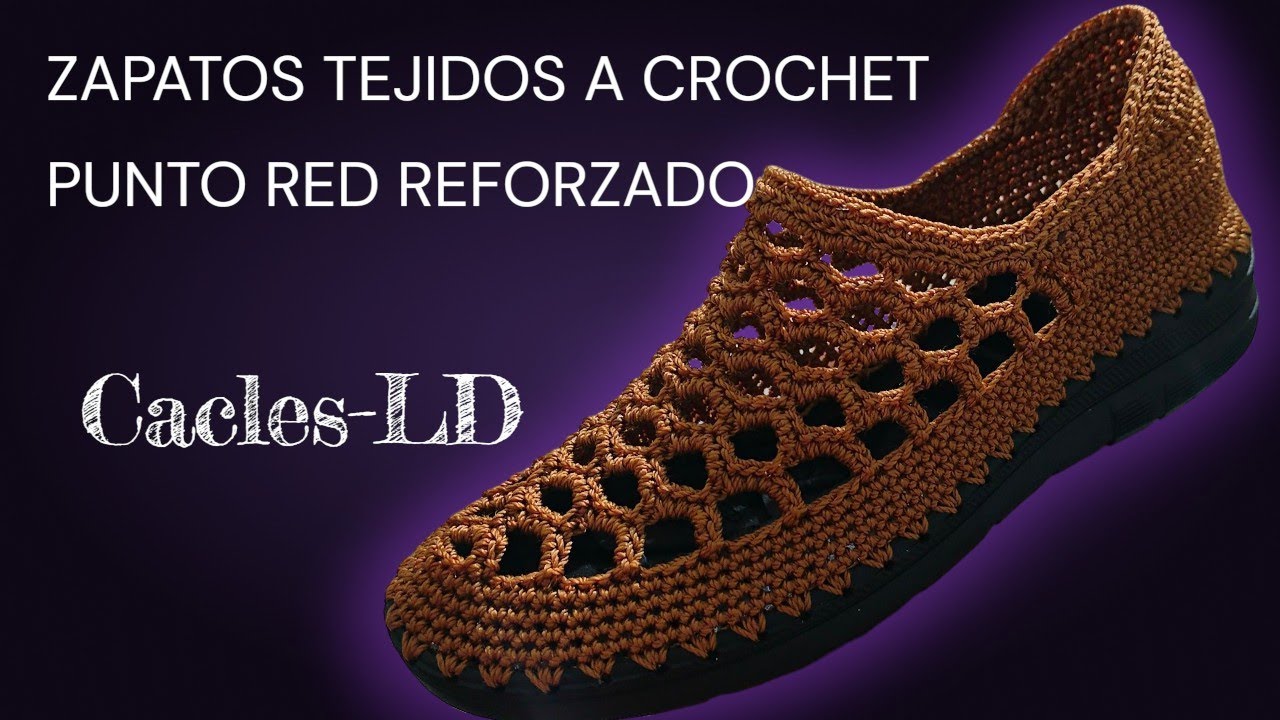 ZAPATOS TEJIDOS PUNTO RED REFORZADO /CACLES-LD 