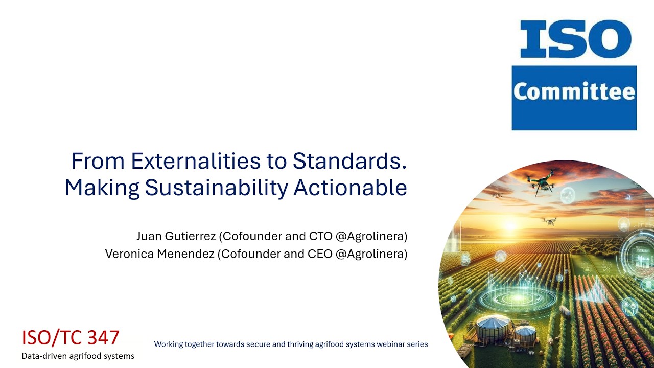 ISO/TC 347 Webinar 13--From externalities to standards: making sustainability actionable