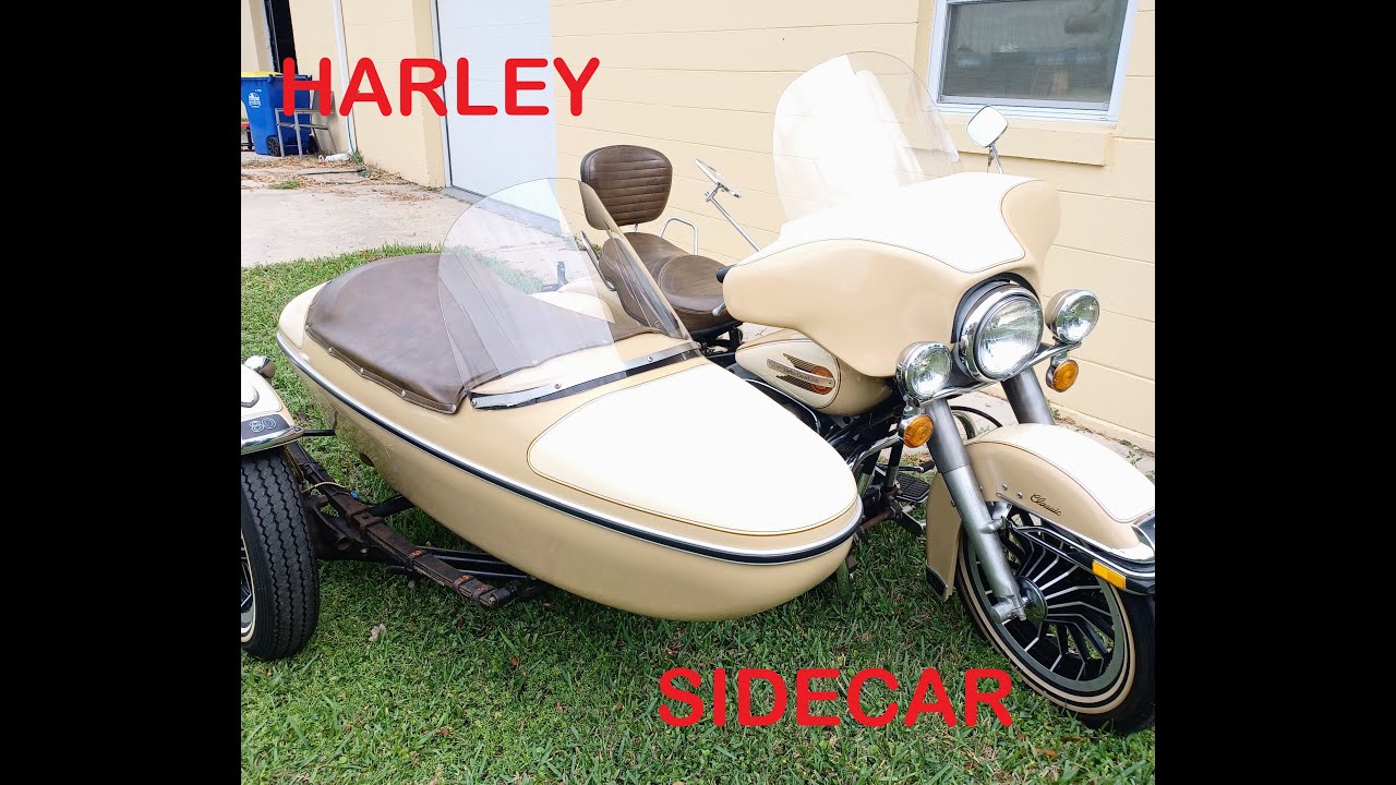 HARLEY DAVIDSON FACTORY SIDECAR - OLD SCHOOL SHOVELHEAD