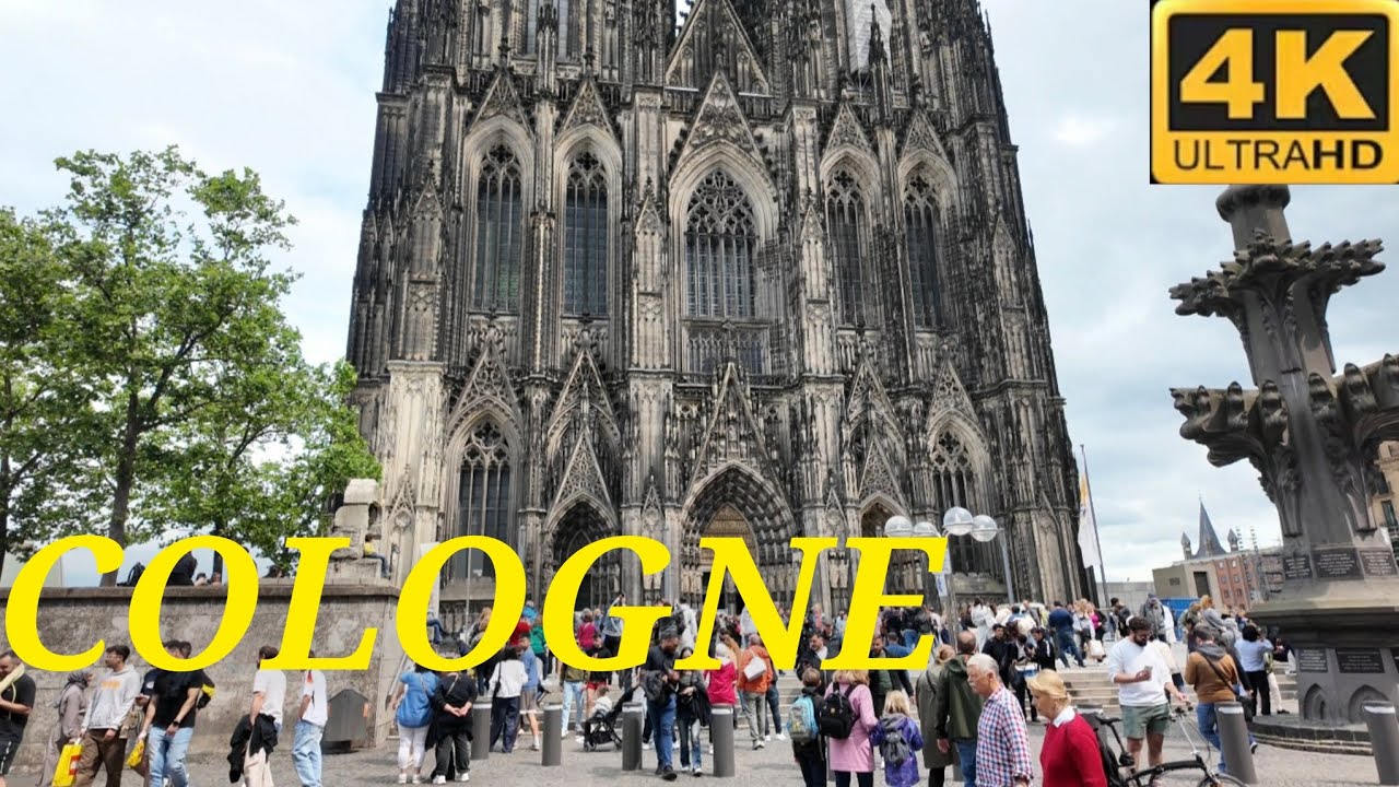 Cologne City 4K Walking Tour 2025