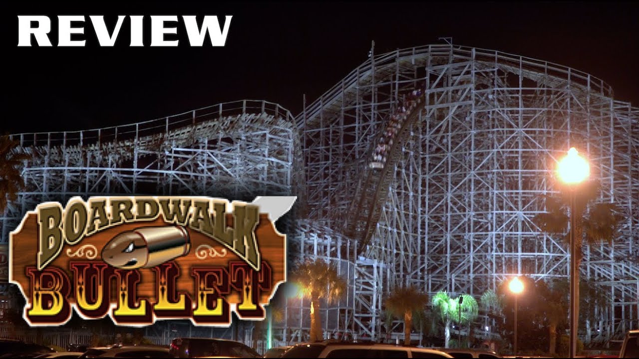 Boardwalk Bullet Review Kemah Boardwalk INSANE Gravity Group Wooden Coaster