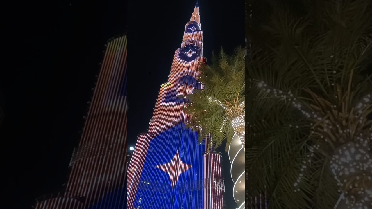 Eid festival dubai #burjkhalifa #viralvideo