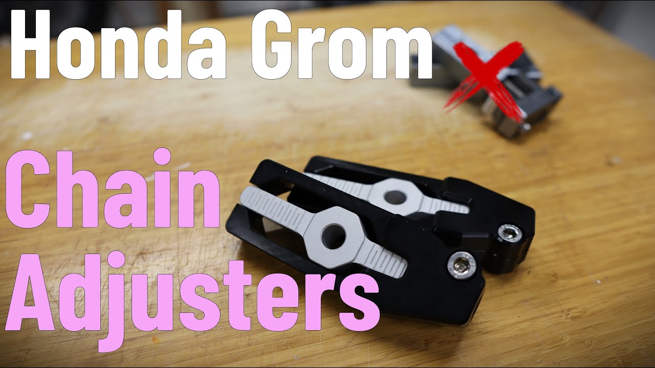 Buy The Right Chain Adjusters! Honda Grom - OTB Billet Adjusters Install