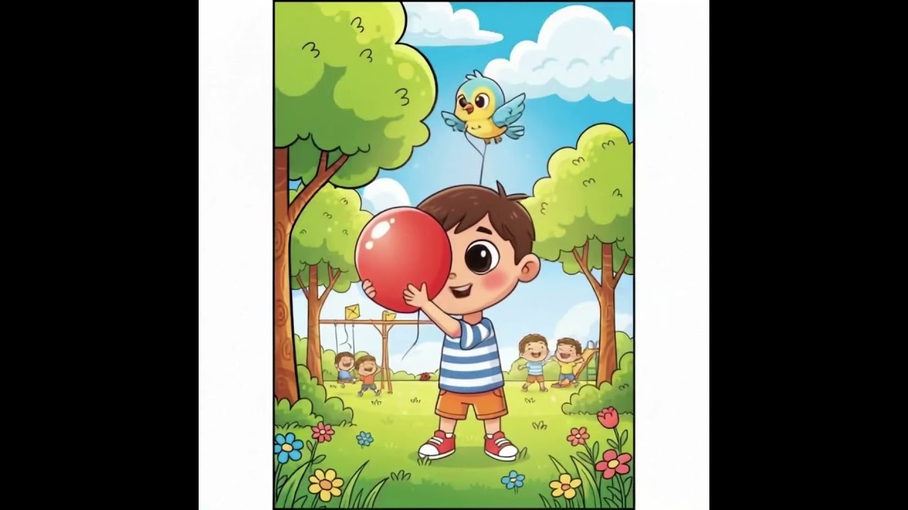 The Lost Balloon 🎈 | Kids Cartoon Story with Moral | Animated Short Story for Children