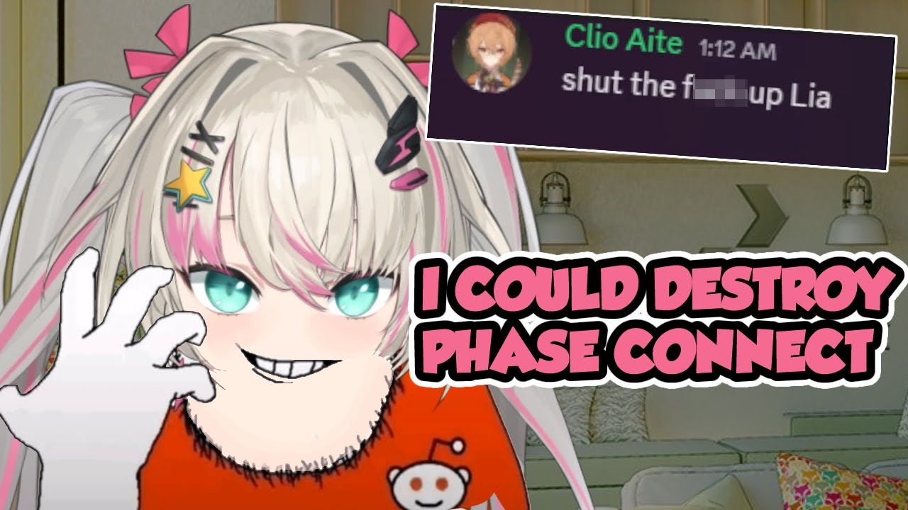 Lia goes full reddit mod and threatens to destroy Phase Connect
