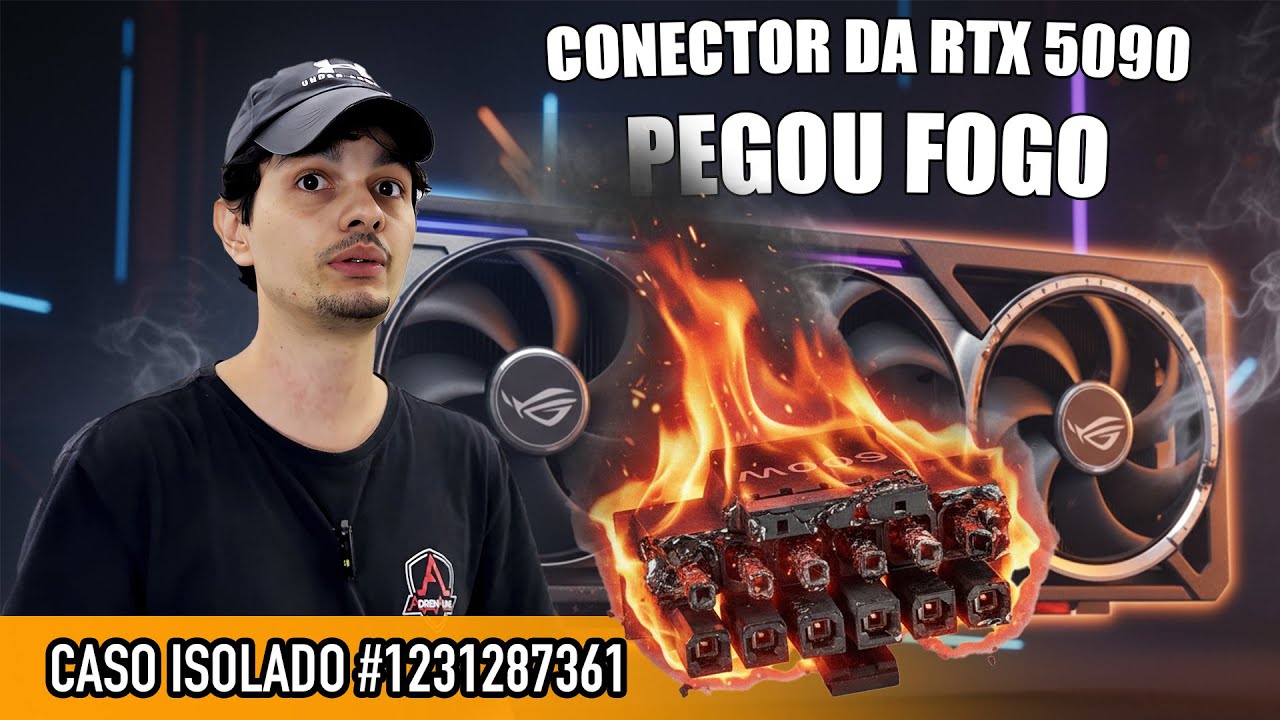 APARECEU A RTX 5090 NO LABORATORIO