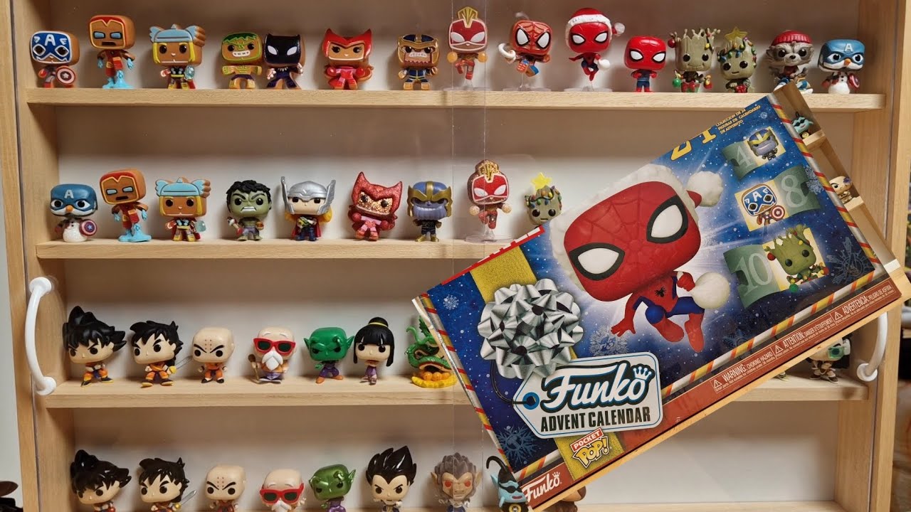 Calendario dell'avvento Funko-pop MARVEL! #unboxing