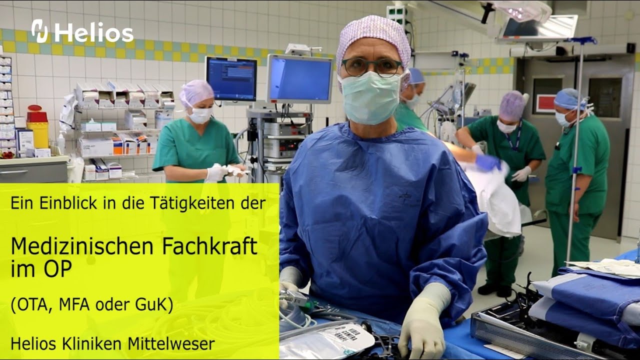 Vorstellung der medizinischen Fachkraft im OP