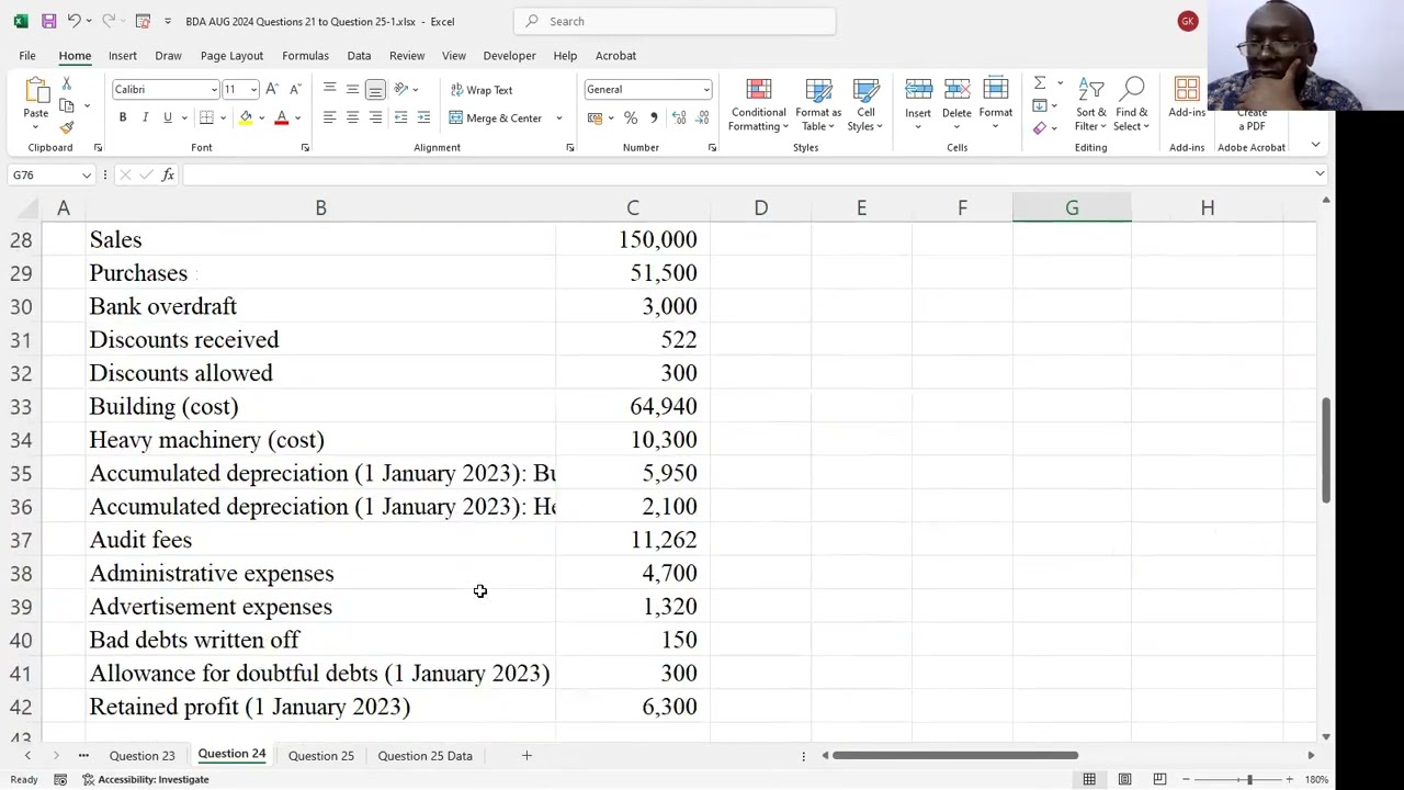 BDA REVISION AUGUST 2024 Q24 : 0720322961