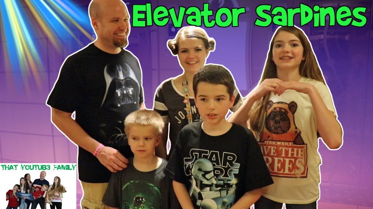 Crazy Elevator Sardines - Hide and Seek / That YouTub3 Family