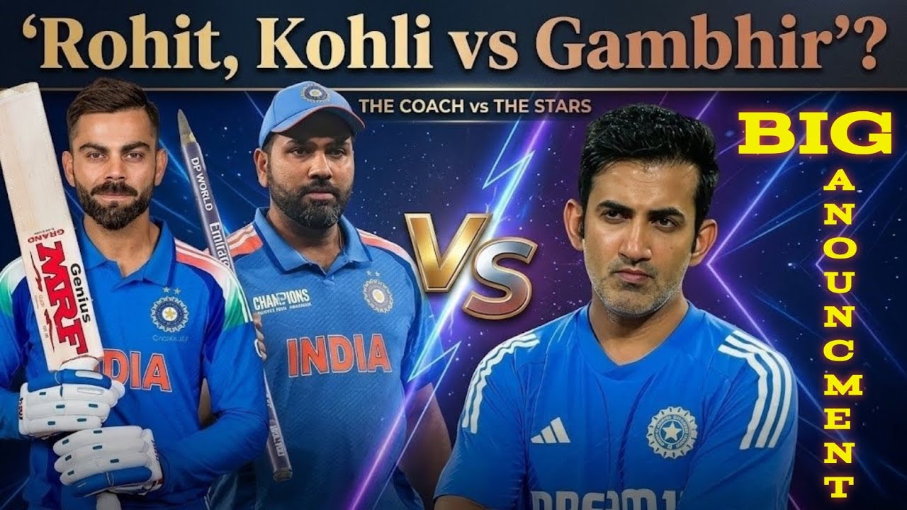 Gautam Gambhir Big Announcement 😱 Virat Kohli and Rohit Sharma Out !