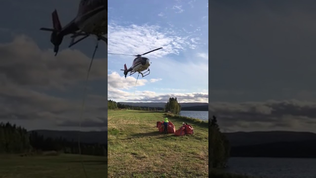 Flyving av proviant/utstyr jakt 2020 Lierne