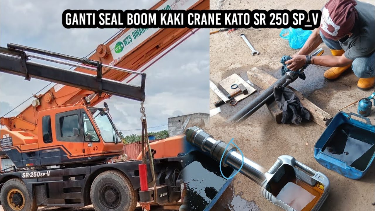GANTI SEAL BOOM,KAKI CRANE KATO SR 250 SP_V