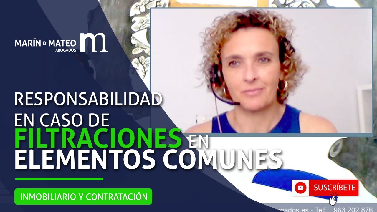 RESPONSABILIDAD EN CASO DE FILTRACIONES EN ELEMENTOS COMUNES