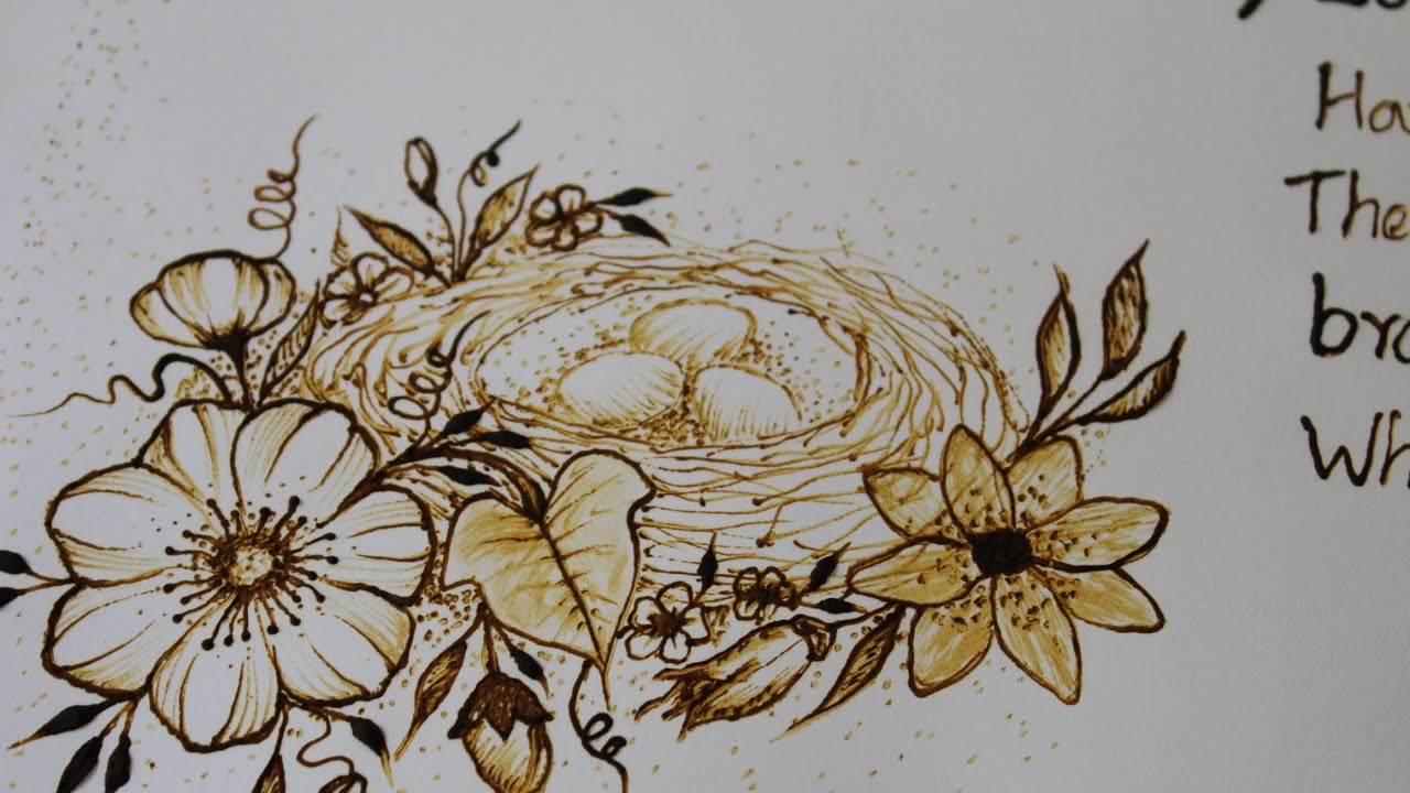 Contemporary HENNA ART using latest Shading techniques | floral and nest design.