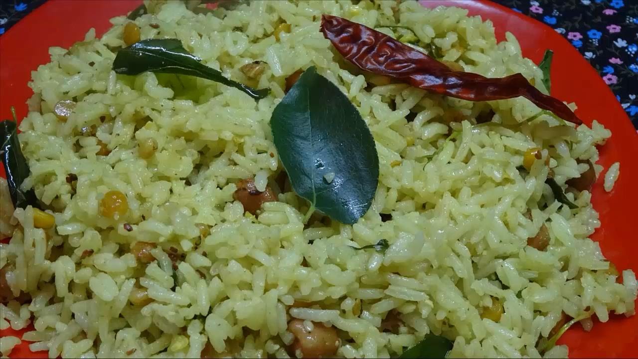 Mustard Tamarind Rice Avapindi Pulihora Traditional Rice Recipe(ఆవపిండి పులిహోర)