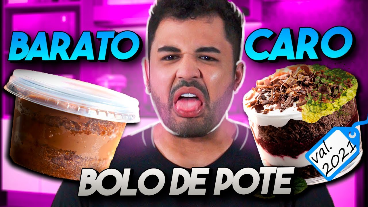 BOLO DE POTE CARO VS BARATO! O BOLO ESTAVA VELHO!