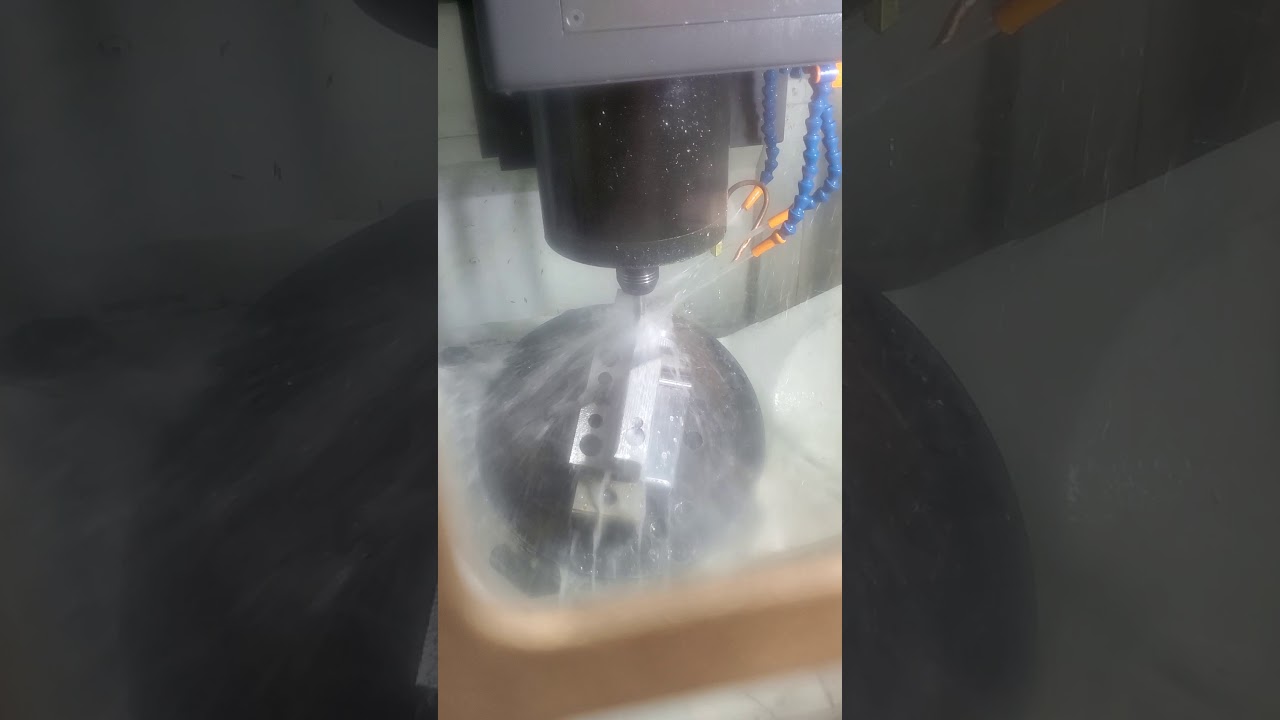 5 axis simultaneous finishing on Okuma Genos M460 5AX