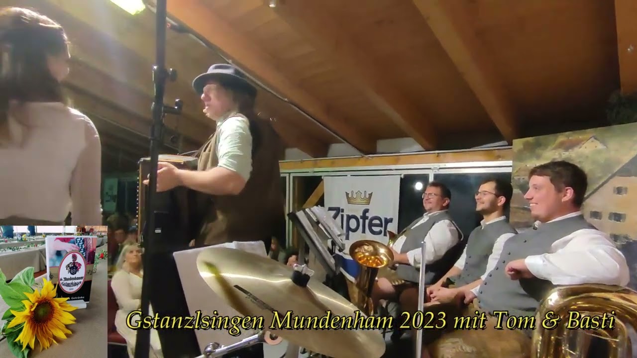Gstanzlsingen in Mundenham 2023 mit dem Duo TOM & BASTI