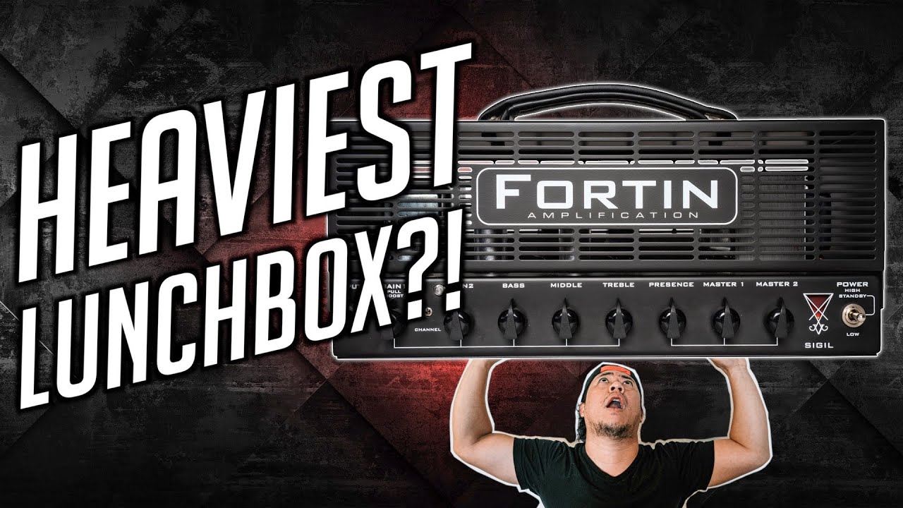 Heaviest Tones Smallest LunchBox Amp?! - Fortin Sigil