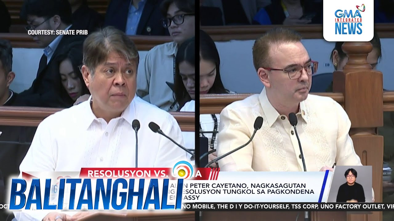 Sen. Pangilinan at Sen. Alan Peter Cayetano, nagkasagutan habang tinatalakay... | Balitanghali