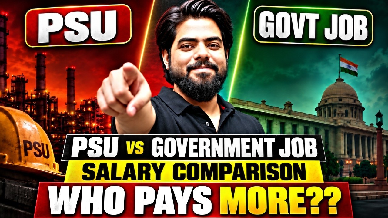 Salary of Engineers in PSUs vs Central Govt Jobs | Who Pays More ?Complete Reality & Fact Check !