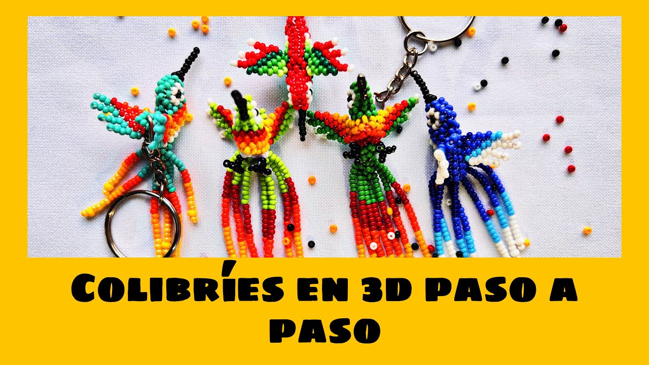 Aprende Manualidades con Mostacilla: Crea un Colibrí Paso a Paso