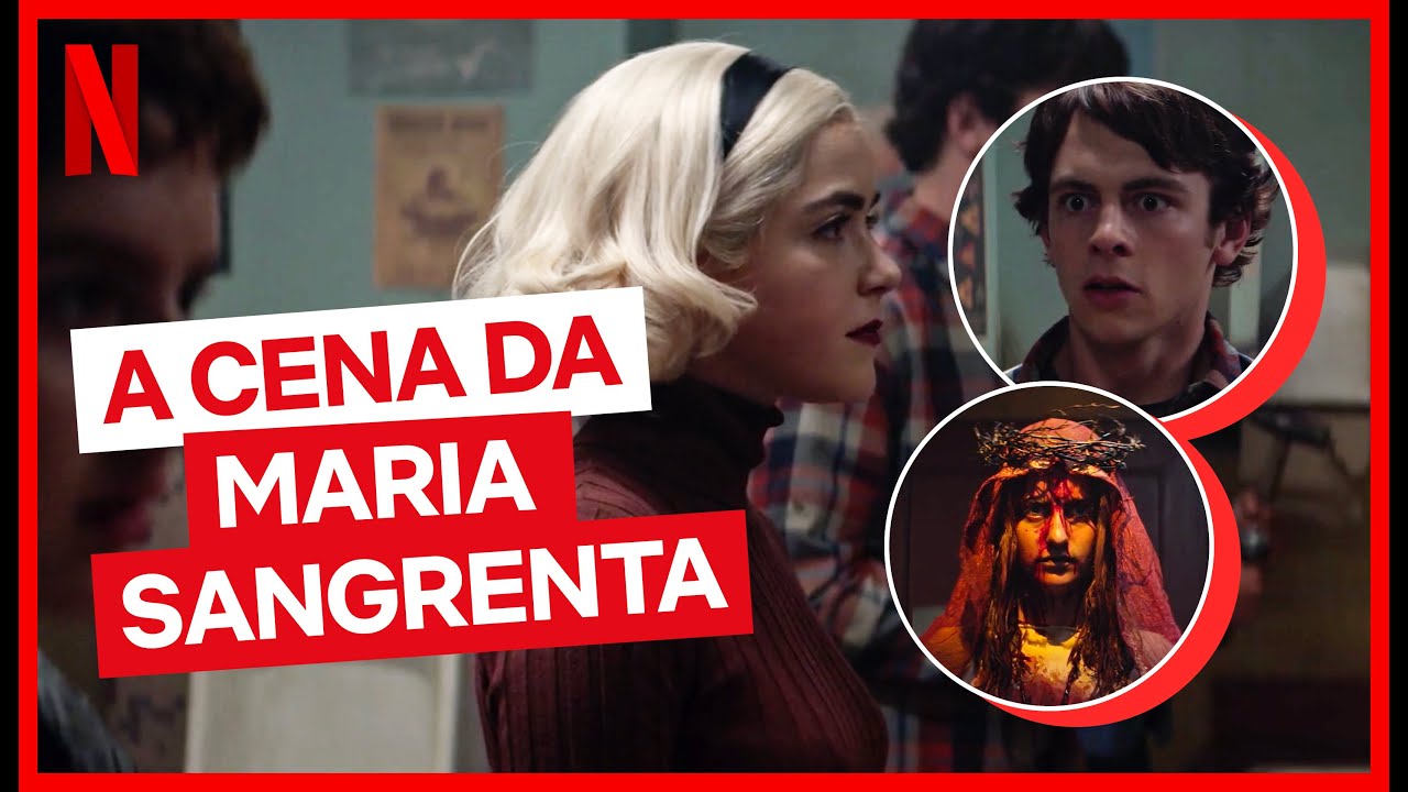 Elenco de O Mundo Sombrio de Sabrina conta como fez a cena Maria Sangrenta | Netflix Brasil